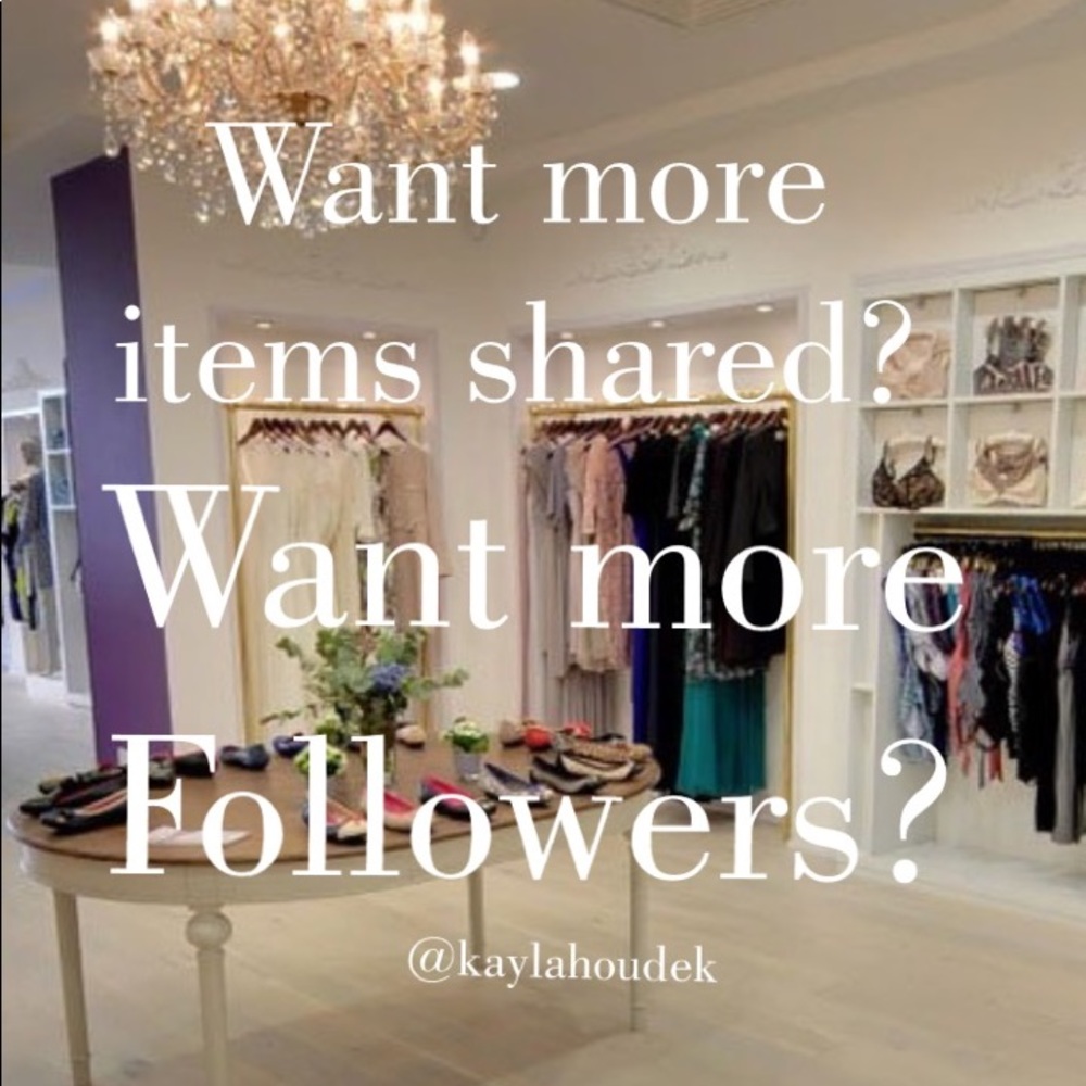 Follow for follow!! Share for share!!